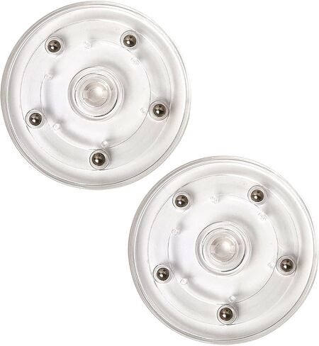 2 Pack 4" Lazy Susan Turntable Acrylic Ball Bearing Rotating Tray for Spice Rack Table Cake Kitchen Pantry Decorating TV Laptop Computer Monitor in Kuwait