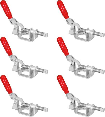 POWERTEC 1PK Toggle Clamp, 500lbs Holding Capacity, 305CM Quick Release Push Pull Clamp for Woodworking Jigs and Fixtures, Pocket Hole Jigs, Welding, CNC (20318) in Saudi Arabia