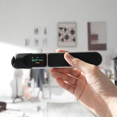 مجموعة هدايا فاخرة من HOZO NeoRulerGO مكونة من 41 قطعة، شريط قياس رقمي بالليزر للأشكال الغريبة ذات القطر المنحني المسطح، هدية فريدة للرجال والآباء والمهندسين المعماريين والمصممين - حقيبة جلدية سوداء من الألياف الدقيقة in Saudi Arabia