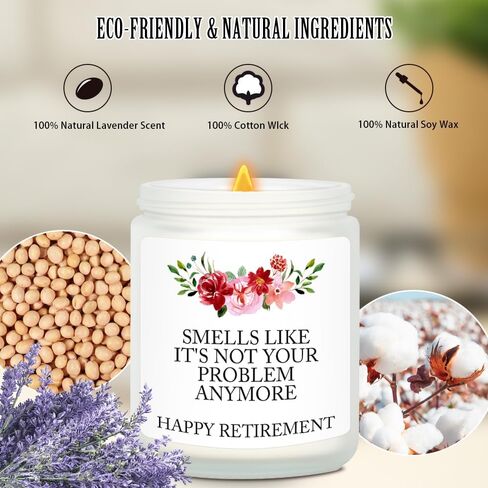 Funny Retirement Gifts for Women Men, Best Happy Retirement 2024 Candles, Funny Teacher Coworkers Nurses Retired Gift Ideas, Farewell Present Unique Coworkers Boss Teacher Nurses Retired Gift in Saudi Arabia