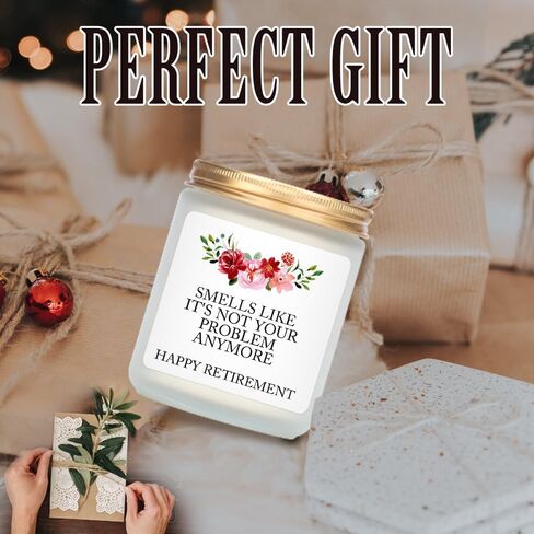 Funny Retirement Gifts for Women Men, Best Happy Retirement 2024 Candles, Funny Teacher Coworkers Nurses Retired Gift Ideas, Farewell Present Unique Coworkers Boss Teacher Nurses Retired Gift in Saudi Arabia