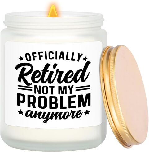 Funny Retirement Gifts for Women Men, Best Happy Retirement 2024 Candles, Funny Teacher Coworkers Nurses Retired Gift Ideas, Farewell Present Unique Coworkers Boss Teacher Nurses Retired Gift in Saudi Arabia