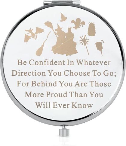 LQRI Wicked Musical Makeup Mirror Wicked Inspired Gift Musical Lover Pocket Mirror Broadway Musical Gift in Saudi Arabia