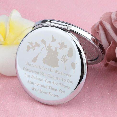 LQRI Wicked Musical Makeup Mirror Wicked Inspired Gift Musical Lover Pocket Mirror Broadway Musical Gift in Saudi Arabia