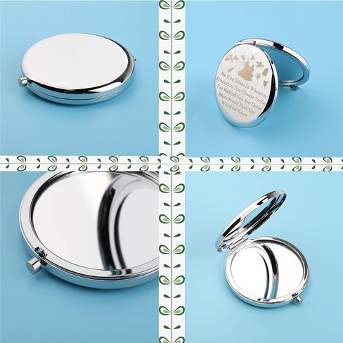 LQRI Wicked Musical Makeup Mirror Wicked Inspired Gift Musical Lover Pocket Mirror Broadway Musical Gift in Saudi Arabia