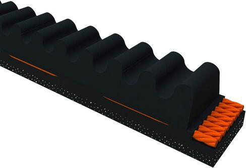 D&D PowerDrive 46513 V/W Machine Replacement Belt, 15, Rubber in Saudi Arabia