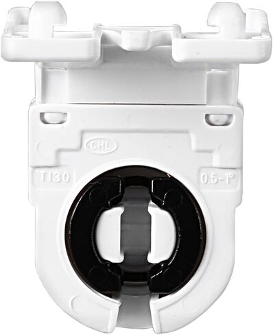 uxcell 8Pcs T8 Fluorescent Light Holder G13 Base Non-Shunted Single Head Lamp Socket AC 250V 2A for LED Fluorescent Tube in Saudi Arabia
