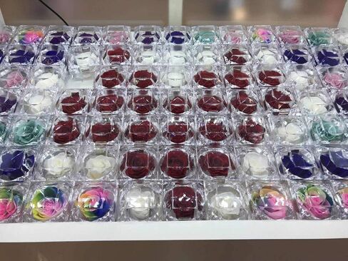 Enchanted Rose in Acrylic Crystal Ring Box, Handmade Real Preserved Fresh Flower Eternity Rose Romantic Gift for Her Mother's Day Surprise Mom Wife (Red) in Saudi Arabia