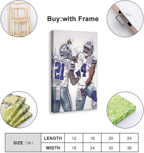 Patrick Mahomes Sports Poster Canvas Poster Wall Art Decor Print Picture Paintings for Living Room Bedroom Decoration Unframe-style 12x18inch(30x45cm) in Saudi Arabia