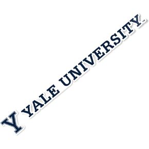 Desert Cactus Yale University Sticker Name Logo Vinyl Decal Laptop Water Bottle Car Scrapbook (8 Inch Sticker)