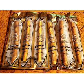 bonballoon 6 Pcs Al Falah Siwak Meswak Miswak Miswak Arak Peelu Al Falah Chewing Stick with Natural Flavor Herbal Toothbrush Vacuum Sealed Breath Freshener (Six Tooth Sticks)