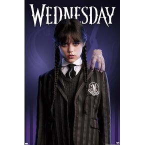 Trends International Wednesday - Wednesday and Thing Wall Poster