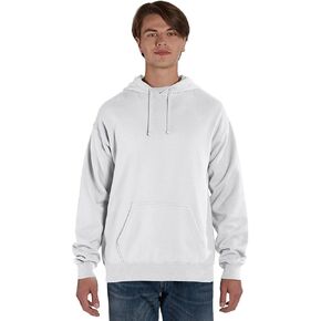 Hanes ComfortWash Tearaway Pullover Hoodie - Premium Cotton, Ultra Soft, Ribbed Cuffs & Hem, Front Pouch Pocket, Durable, Perfect for Casual Wear - White, 2XL