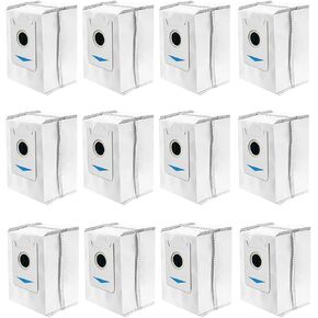 12 Pack Replacement Vacuum Cleaner Dust Bags Compatible with ECOVACS DEEBOT x2 Omni x2 pro Vacuum Cleaner Parts