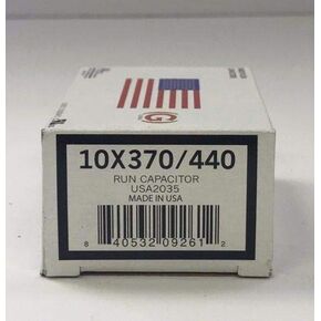 Amrad Run Capacitor 10.0 uf MFD 370/440 Volt USA2035