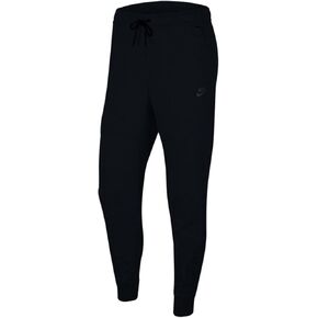 بنطال رياضي Nike Sportswear Tech Fleece للرجال مقاس 4XL باللون الأسود