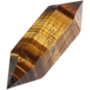 Natural Citrine Crystal Hexagonal Wand Stones, 2" Large Hexagonal Bullet Points Stones, Hexagonal Bullet Shaped Gemstones Chakra Crystals for Witchcraft Meditation Divination