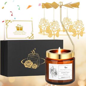 Rotatable Scented Candle Gift for Women,Valentines Day Candles Gifts for Women,Unique Birthday Gifts for Her,Mothers Day Gifts from Daughter Son Sister (Hummingbird)