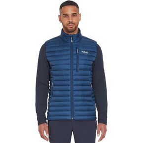 RAB Men's Microlight Down Insulated Lightweight Vest for Hiking and Skiing
