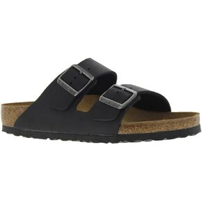 Birkenstock Arizona Leather Sandal - Men's Black Oiled Leather, 43.0