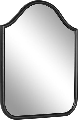 Kate and Laurel Fellows Scallop Arched Wall Mirror, 24 x 36, Antique Gold, Traditional Decorative Arch Mirror with Bold Curved Shape and Vintage Mirror Design in Saudi Arabia