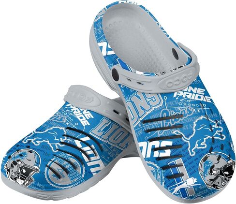 FOCO Indianapolis Colts NFL Mens Team Stripe Clog with Strap - XL in Saudi Arabia
