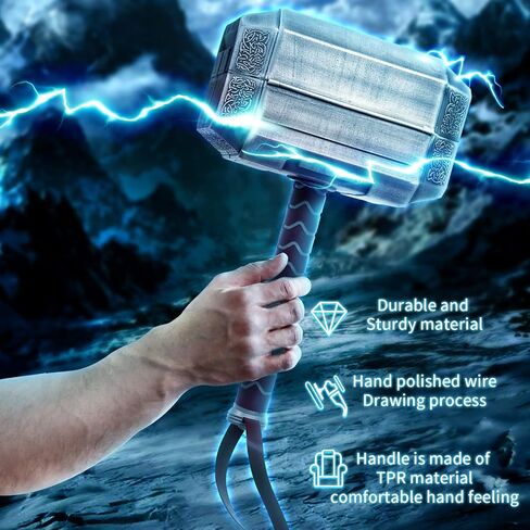 Hammer Tool Kit,Home Repair Tool Set Multifunctional Thor's Hammer Tool Box, DIY Thermoplastic Elastomer Hand Tool Novelty Marvel Holiday Gift in Saudi Arabia