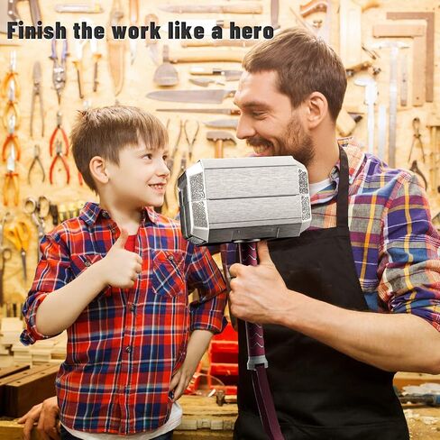 Hammer Tool Kit,Home Repair Tool Set Multifunctional Thor's Hammer Tool Box, DIY Thermoplastic Elastomer Hand Tool Novelty Marvel Holiday Gift in Saudi Arabia