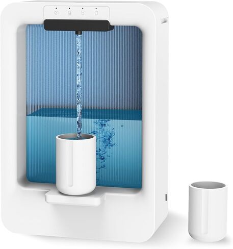 موزع غسول الفم TTQ للحمام، موزع غسول الفم الأوتوماتيكي القابل لإعادة الشحن سعة 520 مل مع موزع غسول الفم الذكي المثبت على الحائط بكوب مغناطيسي للأطفال والكبار ومستويات توزيع قابلة للتعديل in Kuwait