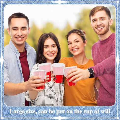 Baderke 50 Pcs Disposable Drink Covers for Alcohol Protection Bulk Party Plastic Covers for Drink Wine Glass Cover for Women Adult Bar Club Banquet Beverage Party (Black) in Saudi Arabia