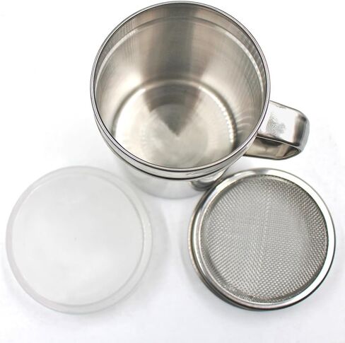 منفضة مسحوق السكر من سينهاي بمقبض، 3 هزازات مسحوق ملح من الفولاذ المقاوم للصدأ بأحجام مختلفة لدقيق مسحوق القرفة والفلفل - شبكة دقيقة in Kuwait