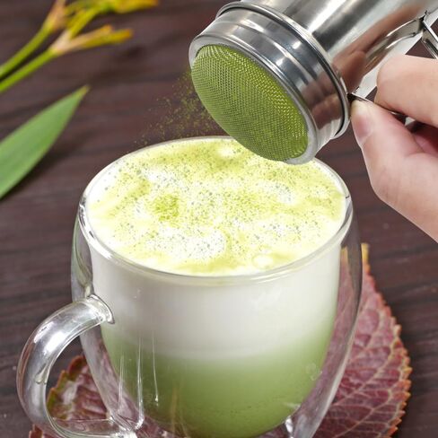 منفضة مسحوق السكر من سينهاي بمقبض، 3 هزازات مسحوق ملح من الفولاذ المقاوم للصدأ بأحجام مختلفة لدقيق مسحوق القرفة والفلفل - شبكة دقيقة in Kuwait