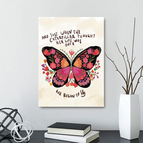 OTINGQD Affirmation Wall Decor,You Are Braver Than You Believe Poster,Inspirational Quotes Canvas Wall Art for Teens Girls Women Nursery Bedroom,Encouragements Gifts for Girls Sister Daughter in Saudi Arabia