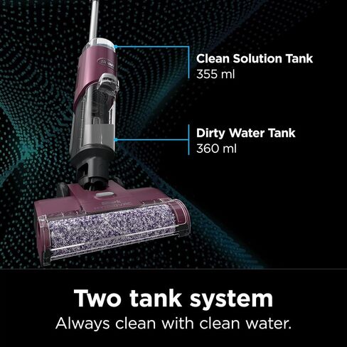 مكنسة SHARK WD100 HydroVac 3 في 1، ممسحة ونظام سلكي للتنظيف الذاتي مع فرشاة *، مثالية للخشب الصلب والبلاط والرخام وسجاد المناطق المصفحة، لا يتضمن أي حل * (متجدد) in Saudi Arabia