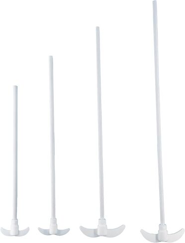 PTFE Overhead Stirrer Electric Stirring Rod Stirrier Mixer Shaft with Foldable Paddle for Lab (600MM-145MM-10MM) in Kuwait