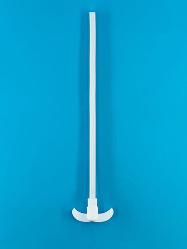 PTFE Overhead Stirrer Electric Stirring Rod Stirrier Mixer Shaft with Foldable Paddle for Lab (600MM-145MM-10MM) in Kuwait