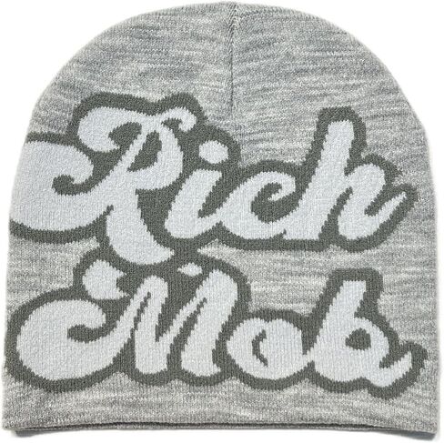 KELEBB Women Beanie Winter Warm Beanies Men Casual Skullies Outdoor Y2K Acrylic Knitted Hat Fashion Hip hop Trend Beanie，Rose Green in Saudi Arabia