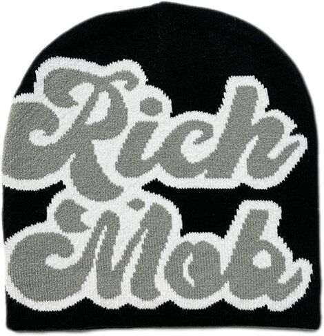 KELEBB Women Beanie Winter Warm Beanies Men Casual Skullies Outdoor Y2K Acrylic Knitted Hat Fashion Hip hop Trend Beanie，Rose Green in Saudi Arabia