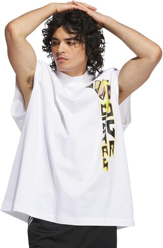 adidas Men's Pride Graphic Crop Tank Top in Saudi Arabia