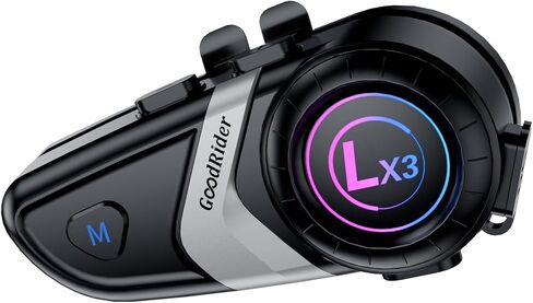 LX3 Motorcycle Bluetooth Headset,Sking Earphone,CVC Noise Cancellation Stereo Music Automatic answering,100 Hours Playing time High Sound Ultra-Thin Motorcycle Helmet Bluetooth in Saudi Arabia