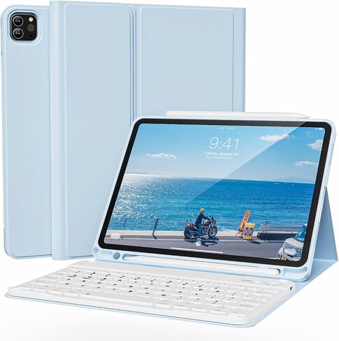 Keyboard Case for iPad Pro 11 Inch (4th/3rd/2nd Gen, 2022/2021/2020) in Saudi Arabia