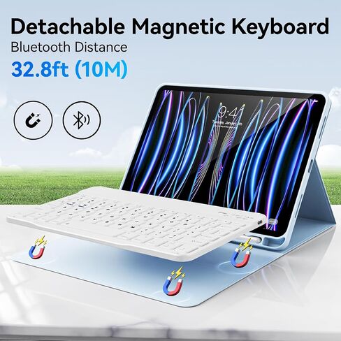 Keyboard Case for iPad Pro 11 Inch (4th/3rd/2nd Gen, 2022/2021/2020) in Saudi Arabia