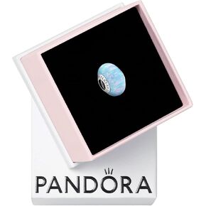 Pandora Opalescent Charm Bracelet Charm Moments Bracelets - Stunning Women's Jewelry - Gift for Women - Made with Sterling Silver & Man-Made Opal - With Gift Box