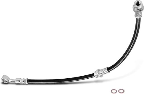 A-Premium Front Passenger Brake Hydraulic Hose Compatible with Select Hyundai Models - Santa Fe 2001-2006 2.4L 2.7L, 2003-2006 3.5L in Kuwait