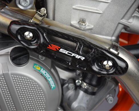 غطاء كاتم صوت واقي من حرارة العادم العالمي لـ 4 أشواط متوافق مع KTM SXF EXCF XCF XCFW SHERCO SEF SEFR HUSQVARNA FE FC FX GASGAS MCF ECF BETA in Saudi Arabia