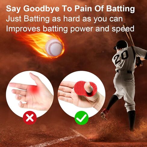 2 Pack Baseball Thumb Guard for Pro Batters, Hitter Training Aid, Thumb Guard Baseball & Softball Baseball Batting Grip Baseball Accessories Baseball Training Equipment Reduce Bat Sting-Pink Color in Saudi Arabia