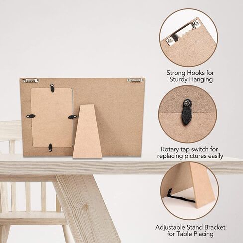 إطار صورة تذكاري للحيوانات الأليفة من ELEGANTPARK لفقدان القطط والكلاب، هدايا تذكارية للحيوانات الأليفة، هدية لفقدان الحيوانات الأليفة، إطار صور مقاس 4 × 6، هدية تذكارية للتعاطف، إطار صورة خشبي تذكاري للحيوانات الأليفة مع مطبوعات مخالب in Kuwait