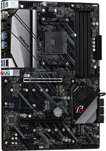 اللوحة الأم Asrock X570S PG Riptide AMD AM4 المقبس Ryzen™ 2000 و3000 و4000 G-Series و5000 و5000 G-Series DDR4 5000+ (OC) in Saudi Arabia