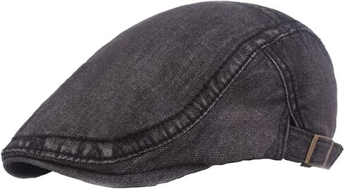 Men and Women Classic Newsboy Cap Jeans Driving Ivy Flat Hat Adjustable in Saudi Arabia