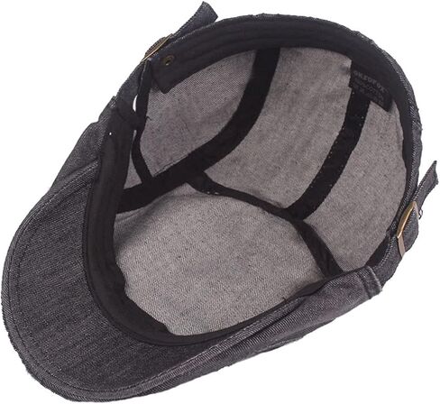 Men and Women Classic Newsboy Cap Jeans Driving Ivy Flat Hat Adjustable in Saudi Arabia
